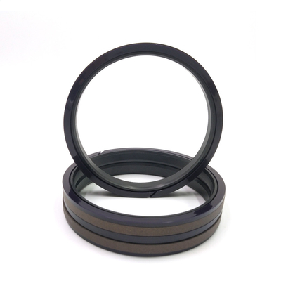 PTFE NBR ختم المكبس الهيدروليكي SPGW اللون البني ضمان 3 أشهر