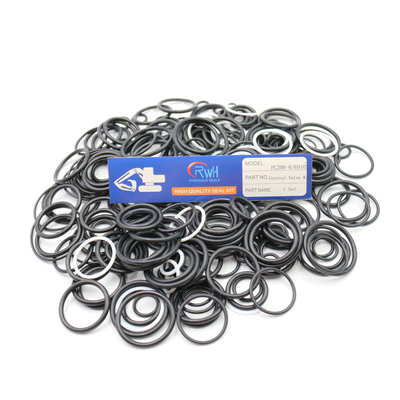 6D102 حفارة PC200-6 Komatsu ختم عدة صمام التحكم PTFE المواد