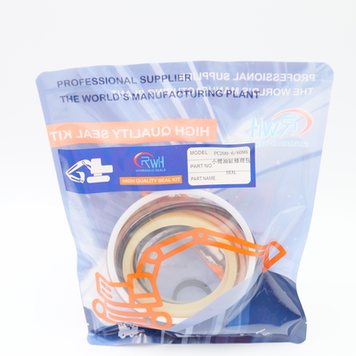 حفارة هيدروليكية اسطوانة بوم ختم كيت لكوماتسو PC200-6 6D95.5