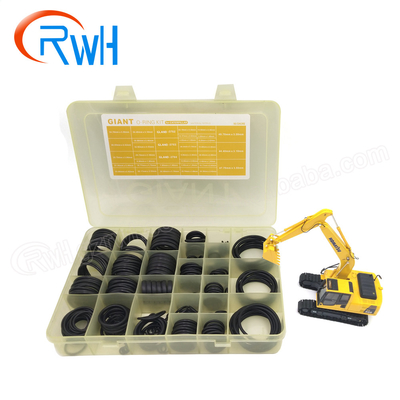 NBR 90 O Ring Box ، حفارة CAT Oring ختم عدةs أسود اللون