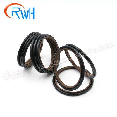 حلقة العازلة الهيدروليكية المطاط PTFE لمحلات إصلاح الآلات