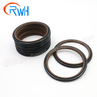حلقة العازلة الهيدروليكية المطاط PTFE لمحلات إصلاح الآلات
