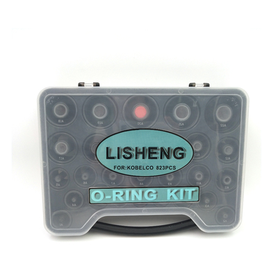 Nitrile NBR90 O Ring Gasket Kit تناسب مصنع تصنيع Kobelco 823pcs