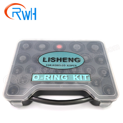 Nitrile NBR90 O Ring Gasket Kit تناسب مصنع تصنيع Kobelco 823pcs