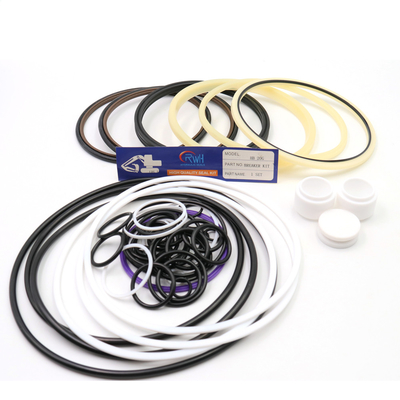 مجموعة ختم الكسارة الهيدروليكية الصخرية HB20G مادة PTFE مع خرطوم أبيض
