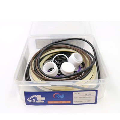 مجموعة ختم الكسارة الهيدروليكية الصخرية HB20G مادة PTFE مع خرطوم أبيض