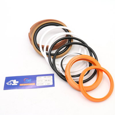 550/42847 JCB ختم عدة ، أطقم إصلاح رام هيدروليكية من نسيج الفينول PTFE