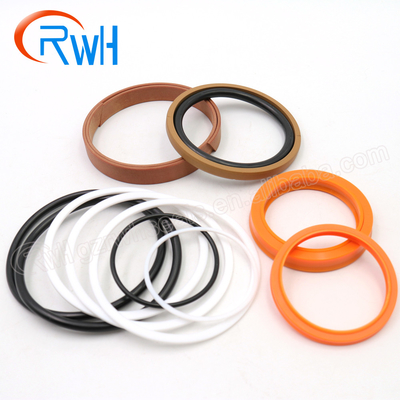 550/42847 JCB ختم عدة ، أطقم إصلاح رام هيدروليكية من نسيج الفينول PTFE