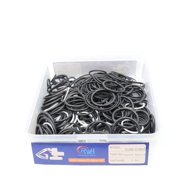 6D102 حفارة PC200-6 Komatsu ختم عدة صمام التحكم PTFE المواد