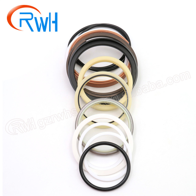 طقم ختم حفارة فولفو EC210B طقم ختم أسطوانة هيدروليكية PTFE NBR مادة البولي يوريثان