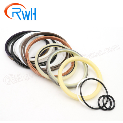 R220LC-9 طقم ختم حفارة Hyundai ، طقم ذراع أسطوانة PTFE
