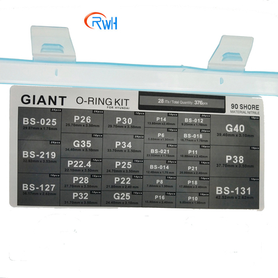 RWH 376 جهاز كمبيوتر شخصى O Ring Box For حفارة إصلاح ماكينات Hyundai