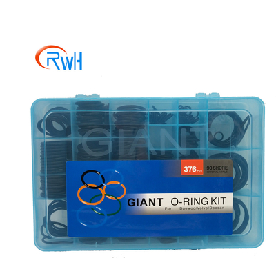 Giant Gland NBR O Ring Box Black للحفارة Daewoo Doosan